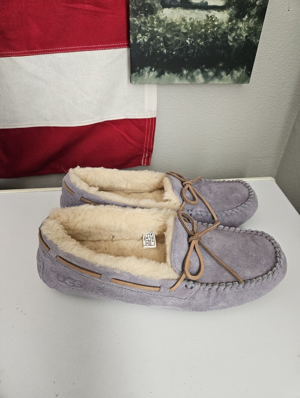Purple Gray Ugg Slippers 9